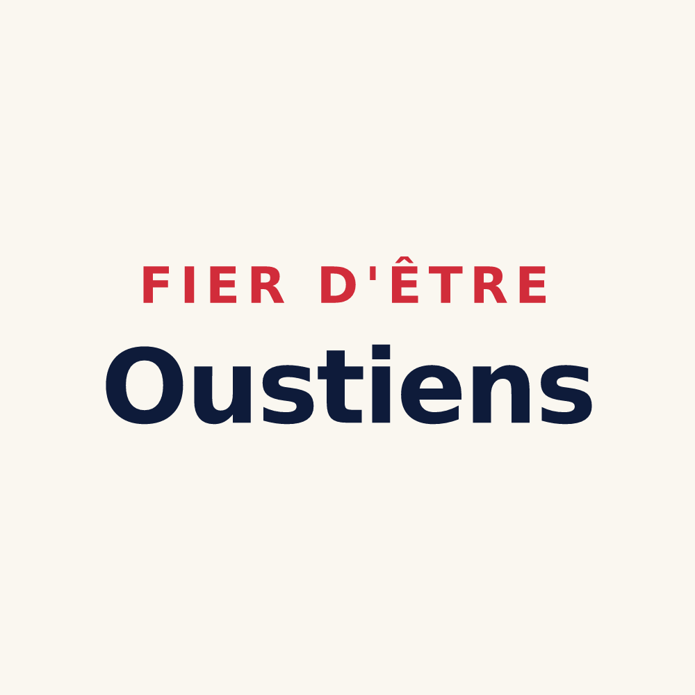 Tasse « Fier d'être Oustiens » — design pour Ousté