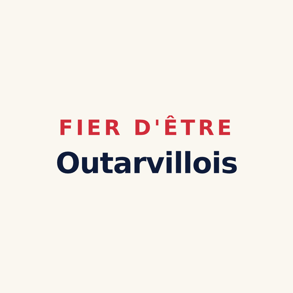 Tasse « Fier d'être Outarvillois » — design pour Outarville
