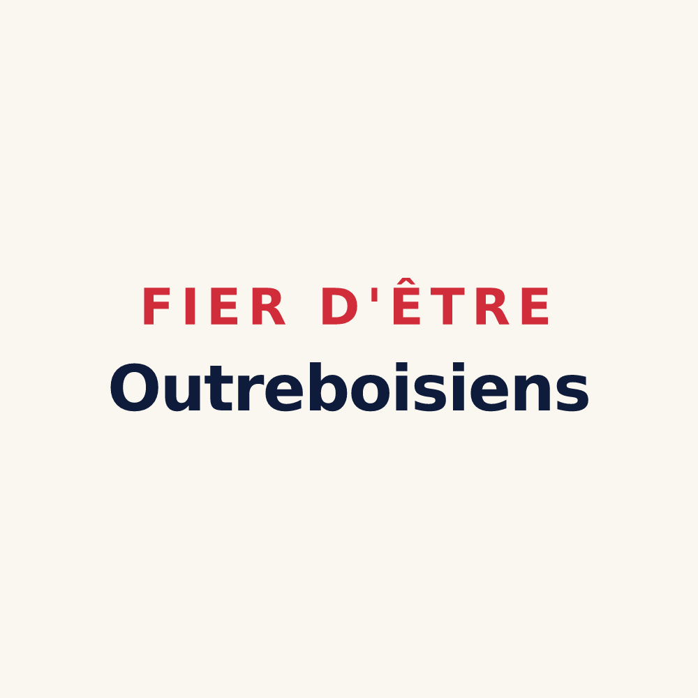 Tasse « Fier d'être Outreboisiens » — design pour Outrebois