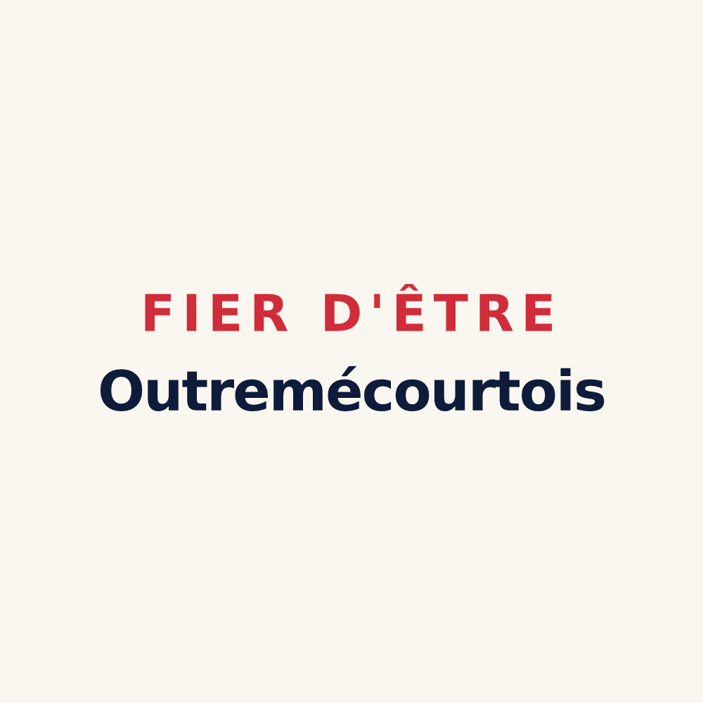 Tasse « Fier d'être Outremécourtois » — design pour Outremécourt