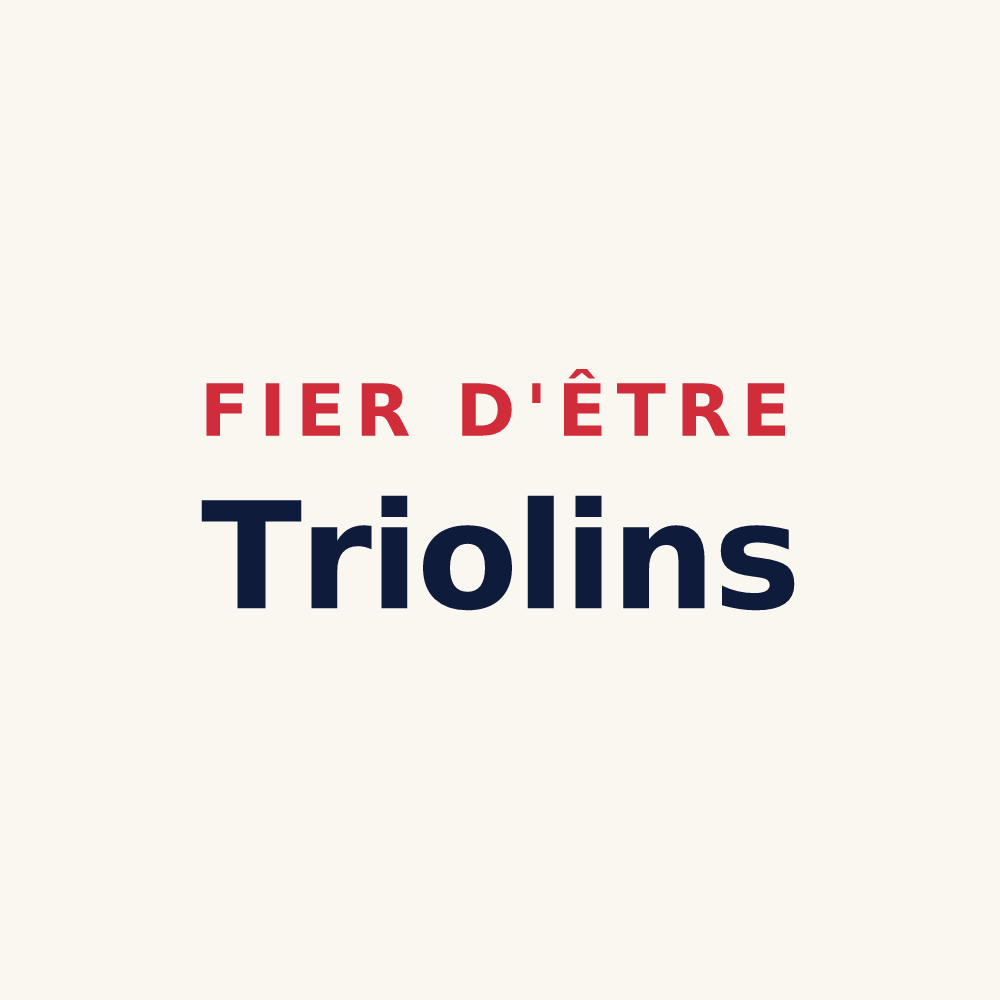 Tasse « Fier d'être Triolins » — design pour Outriaz
