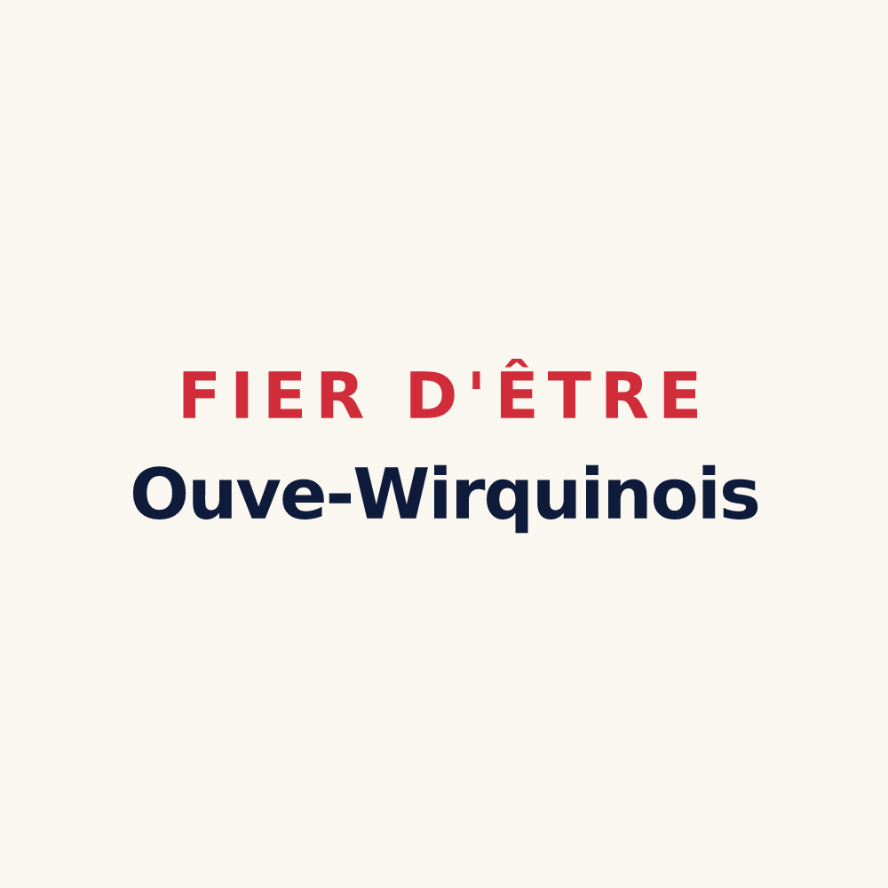 Tasse « Fier d'être Ouve-Wirquinois » — design pour Ouve-Wirquin
