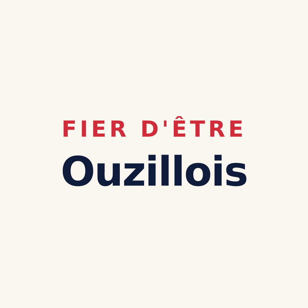 Tasse « Fier d'être Ouzillois » — design pour Ouzilly