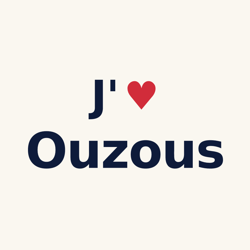 Tasse personnalisée Ouzous — design J'aime Ouzous