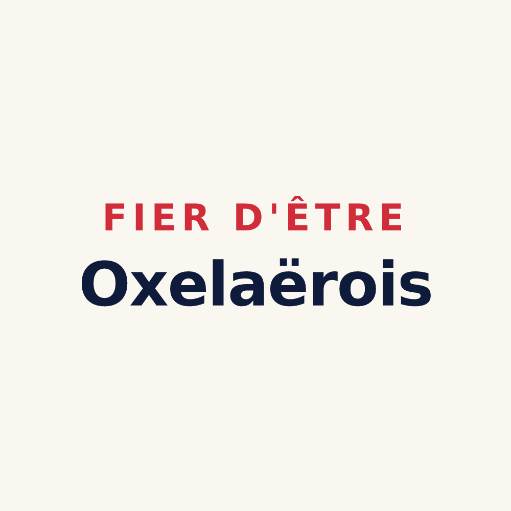 Tasse « Fier d'être Oxelaërois » — design pour Oxelaëre