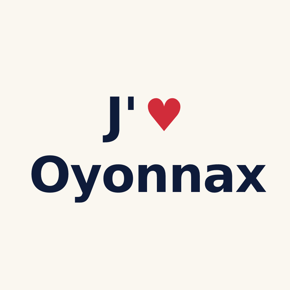 Tasse personnalisée Oyonnax — design J'aime Oyonnax