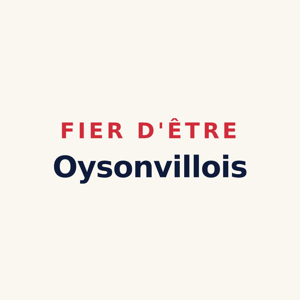 Tasse « Fier d'être Oysonvillois » — design pour Oysonville