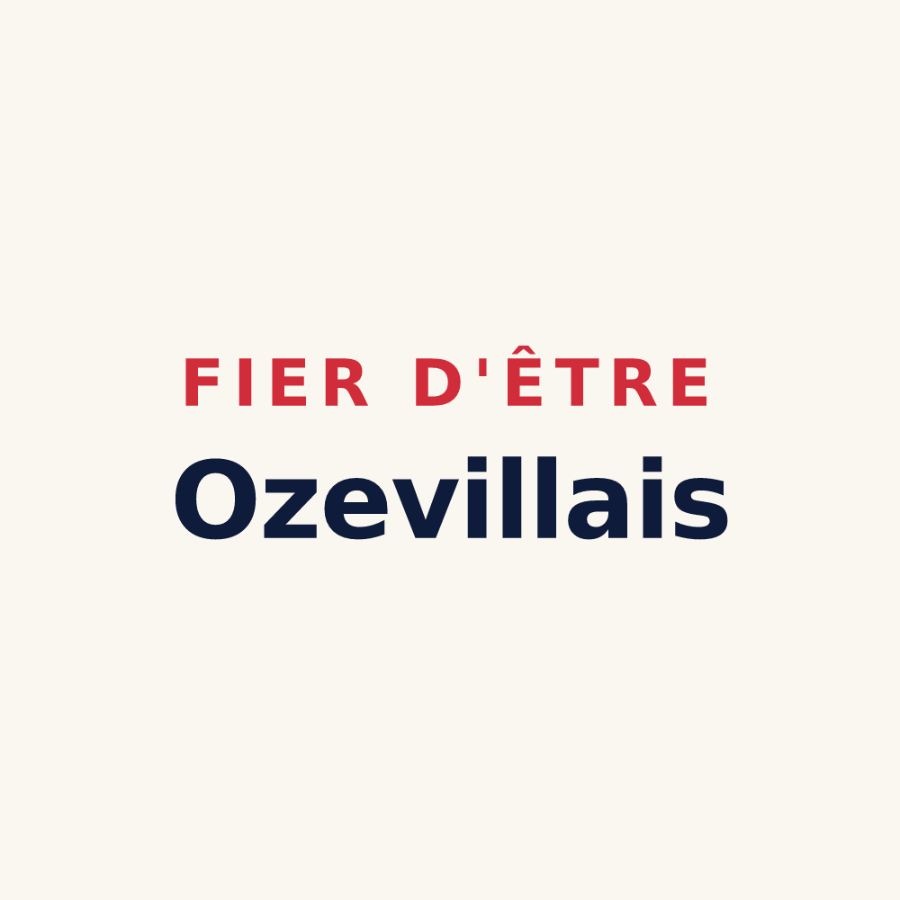 Tasse « Fier d'être Ozevillais » — design pour Ozeville