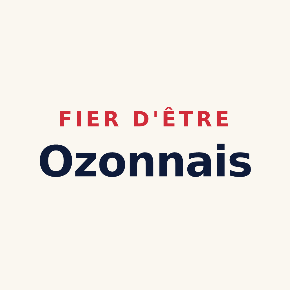 Tasse « Fier d'être Ozonnais » — design pour Ozon