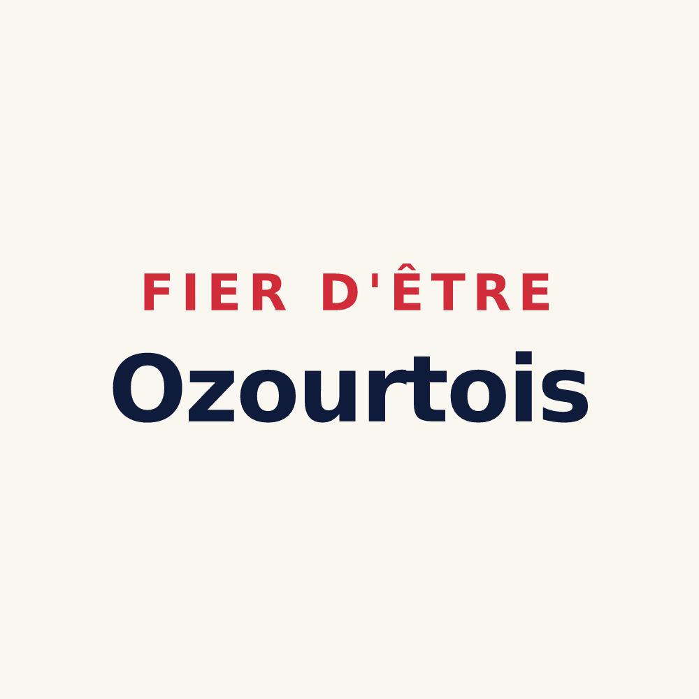 Tasse « Fier d'être Ozourtois » — design pour Ozourt