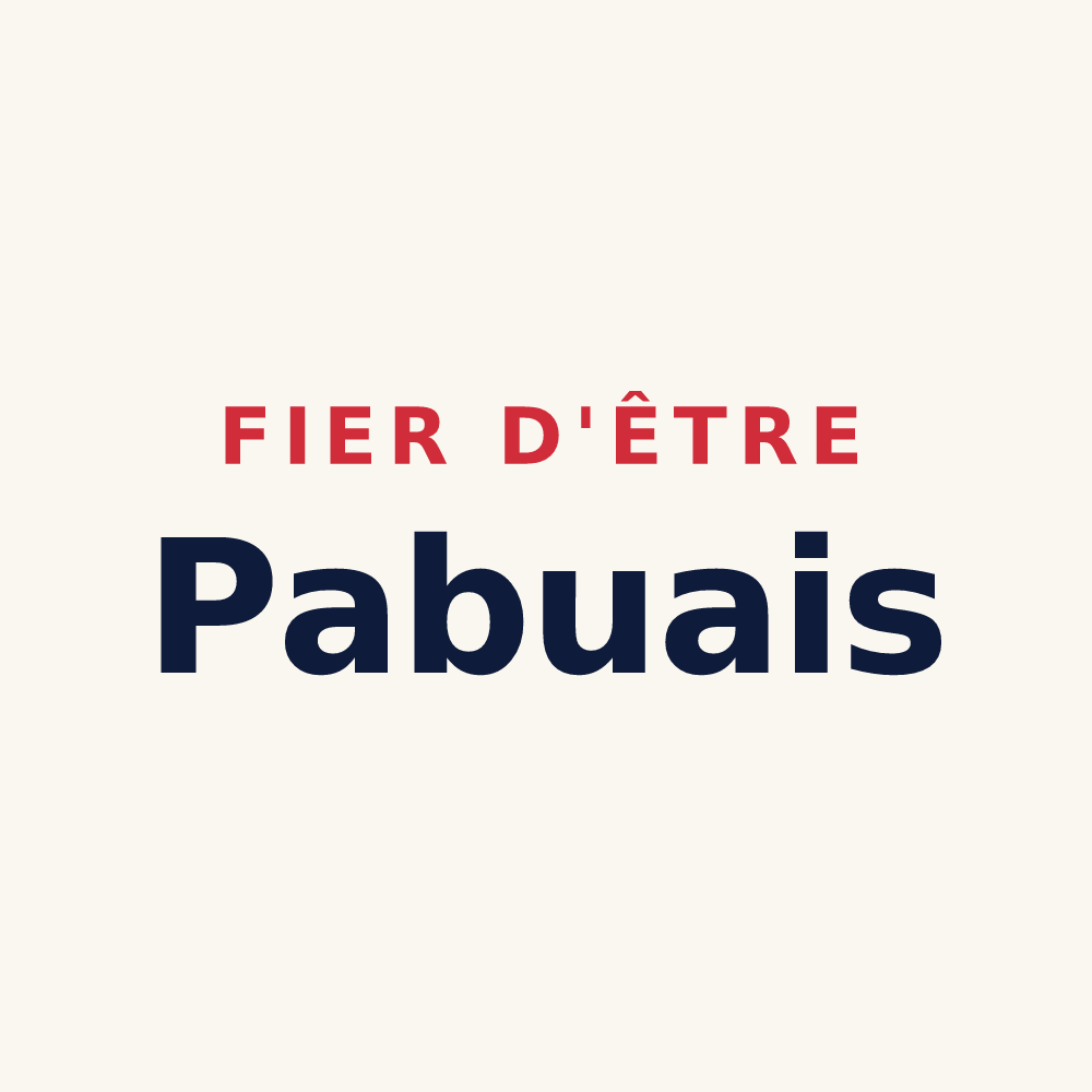 Tasse « Fier d'être Pabuais » — design pour Pabu