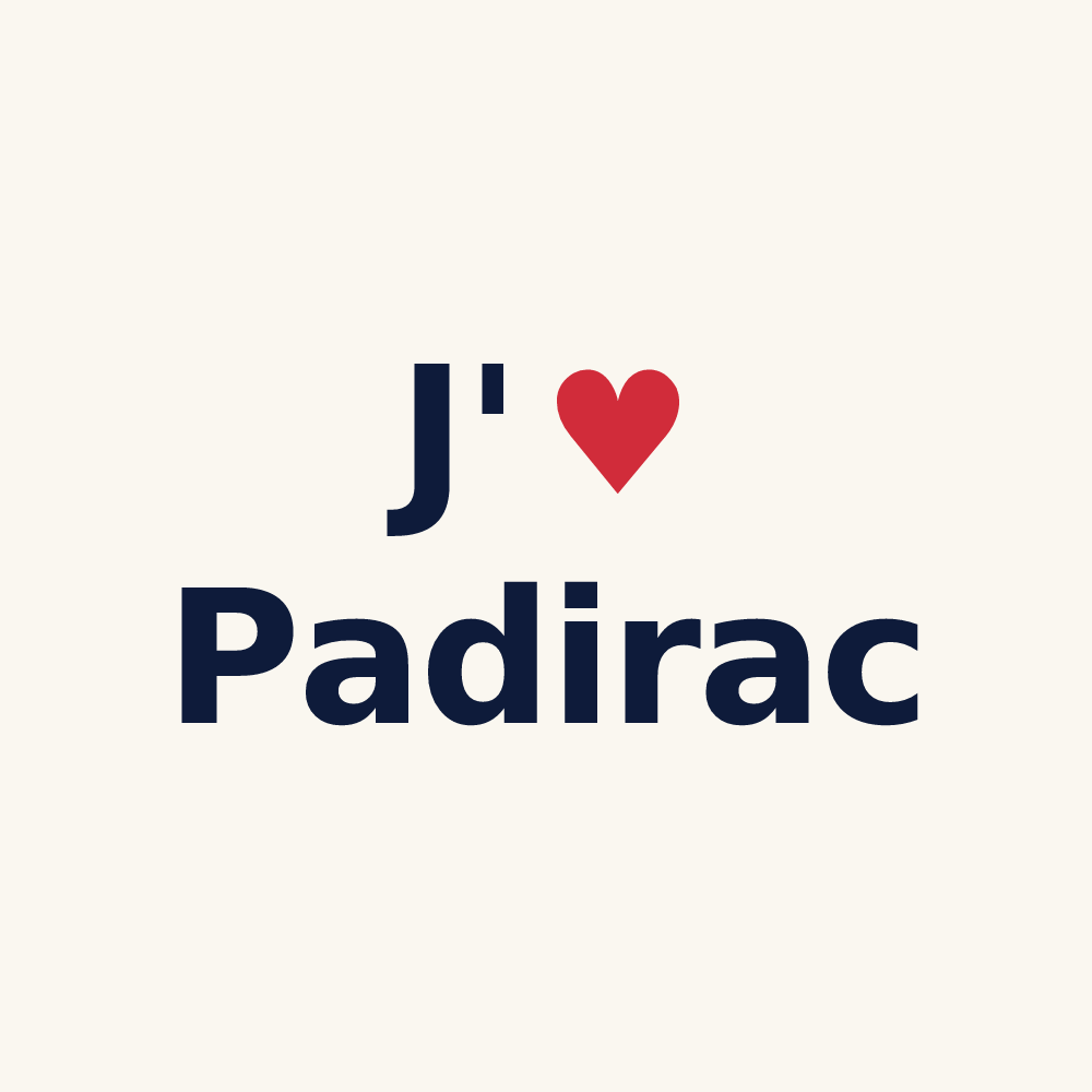Tasse personnalisée Padirac — design J'aime Padirac