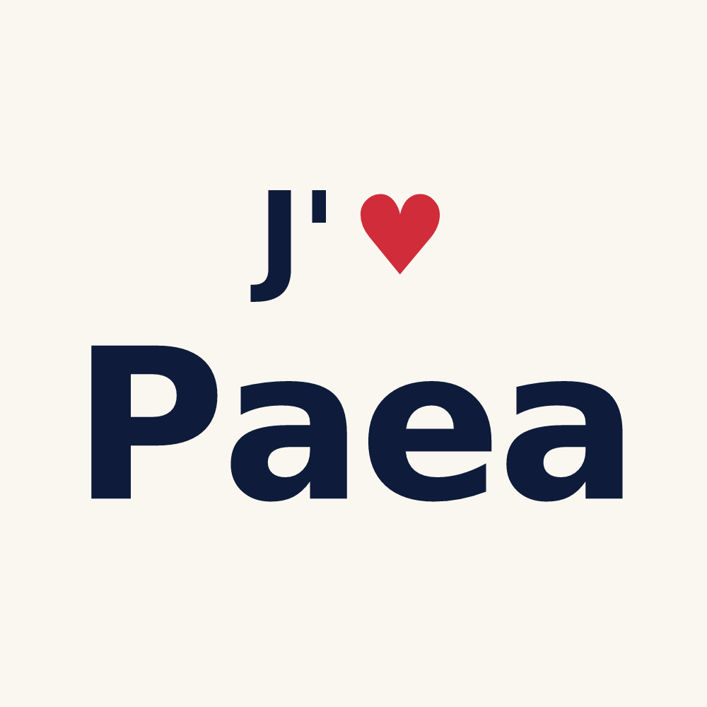 Tasse personnalisée Paea — design J'aime Paea