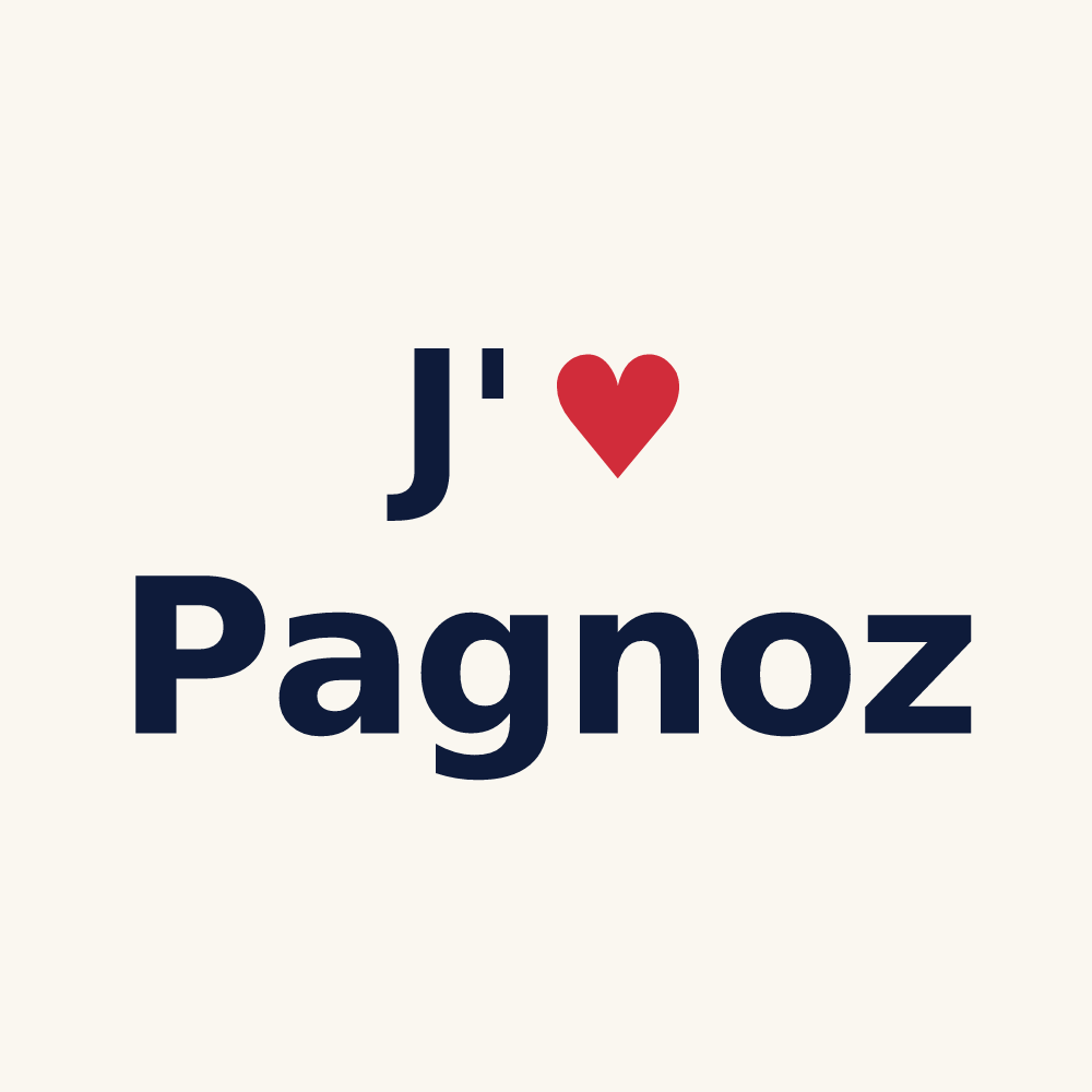 Tasse personnalisée Pagnoz — design J'aime Pagnoz