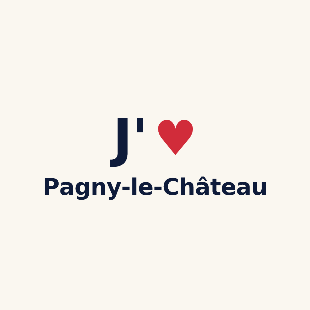 Tasse personnalisée Pagny-le-Château — design « J'aime Pagny-le-Château » imprimé sur la tasse
