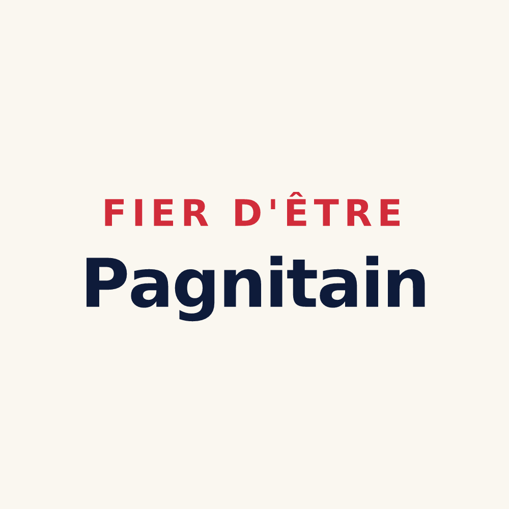 Tasse « Fier d'être Pagnitain » — design pour Pagny-le-Château