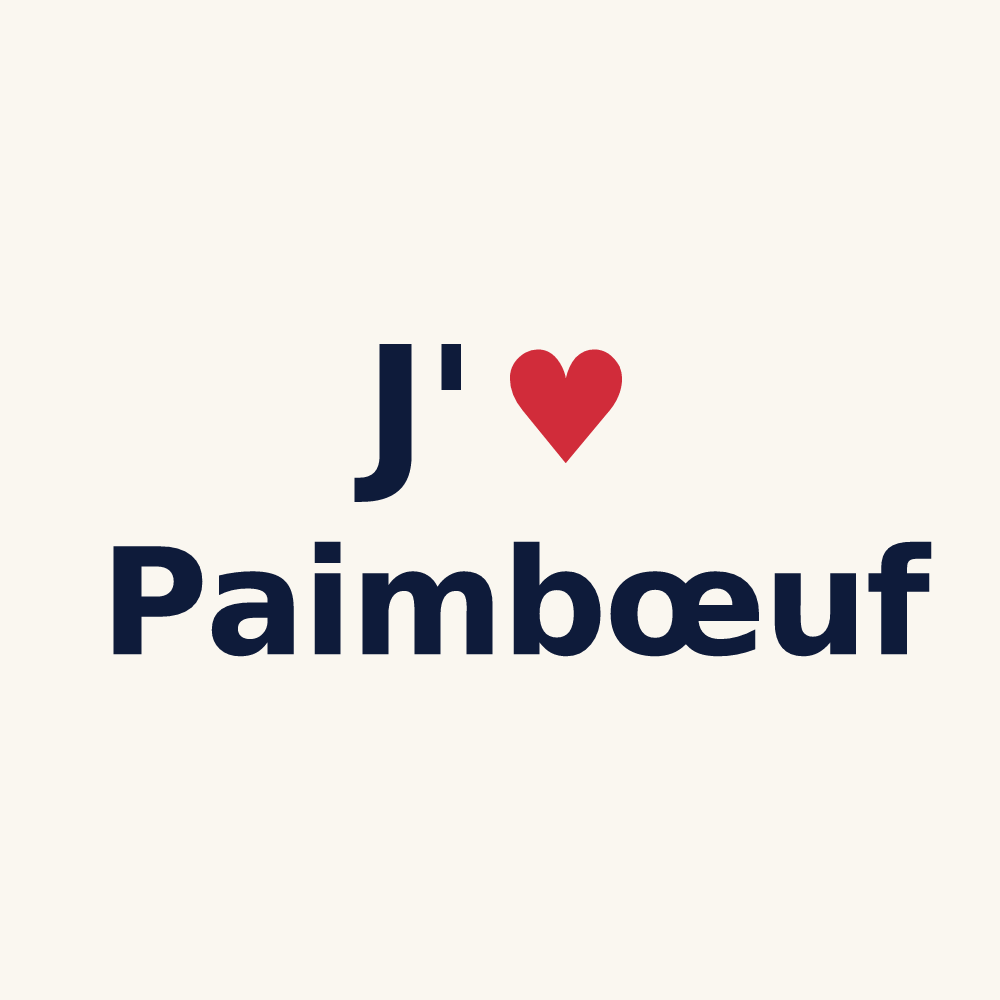 Tasse personnalisée Paimbœuf — design J'aime Paimbœuf