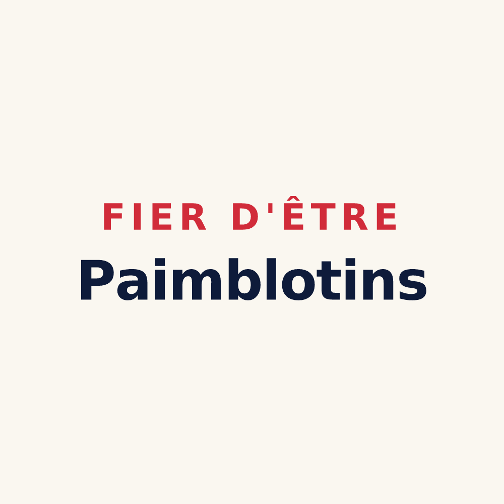 Tasse « Fier d'être Paimblotins » — design pour Paimbœuf