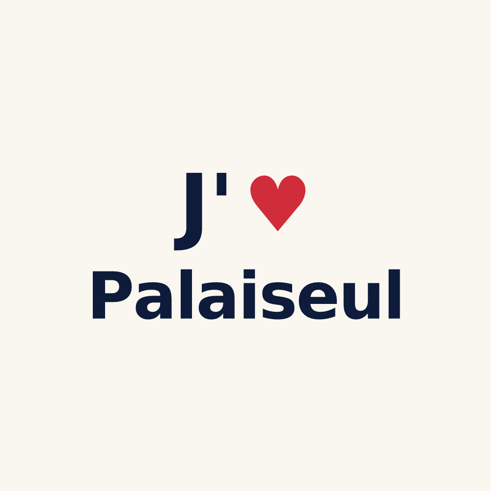 Tasse personnalisée Palaiseul — design J'aime Palaiseul