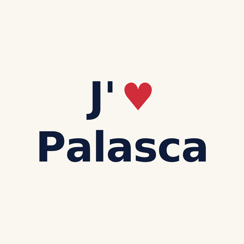 Tasse personnalisée Palasca — design J'aime Palasca