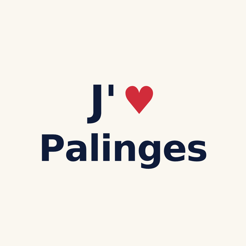 Tasse personnalisée Palinges — design J'aime Palinges