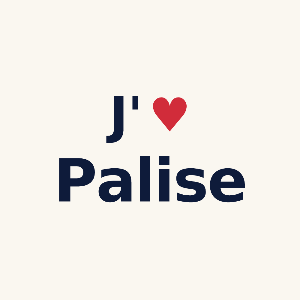 Tasse personnalisée Palise — design J'aime Palise
