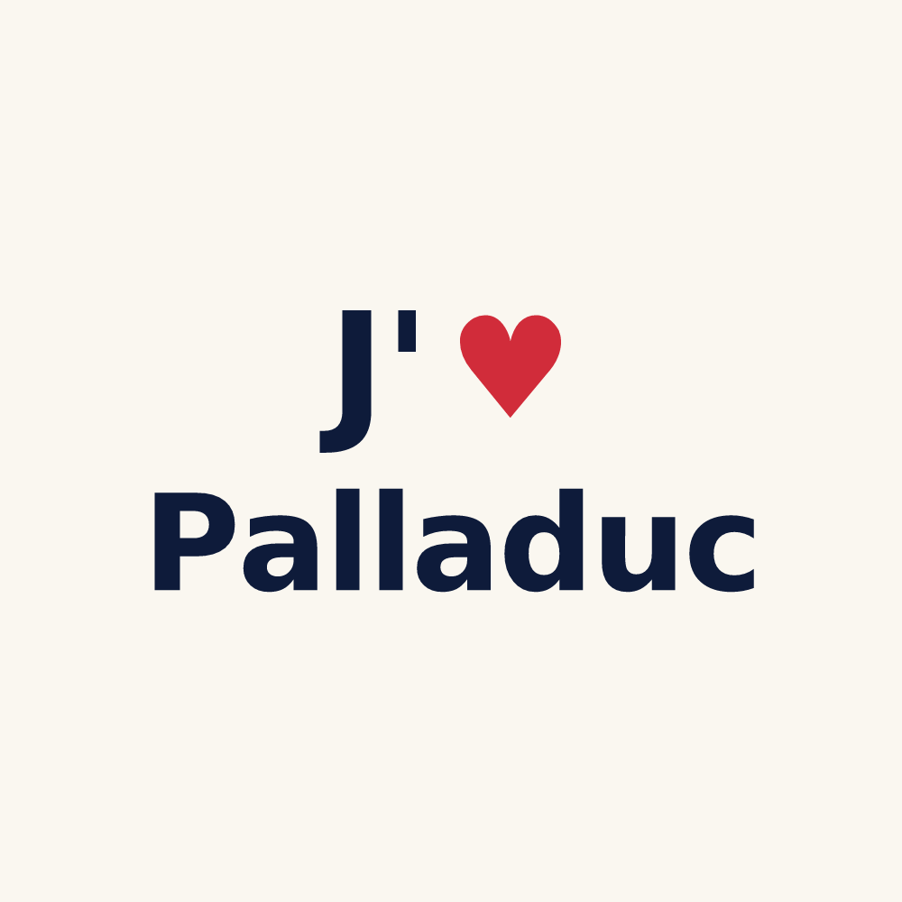 Tasse personnalisée Palladuc — design J'aime Palladuc