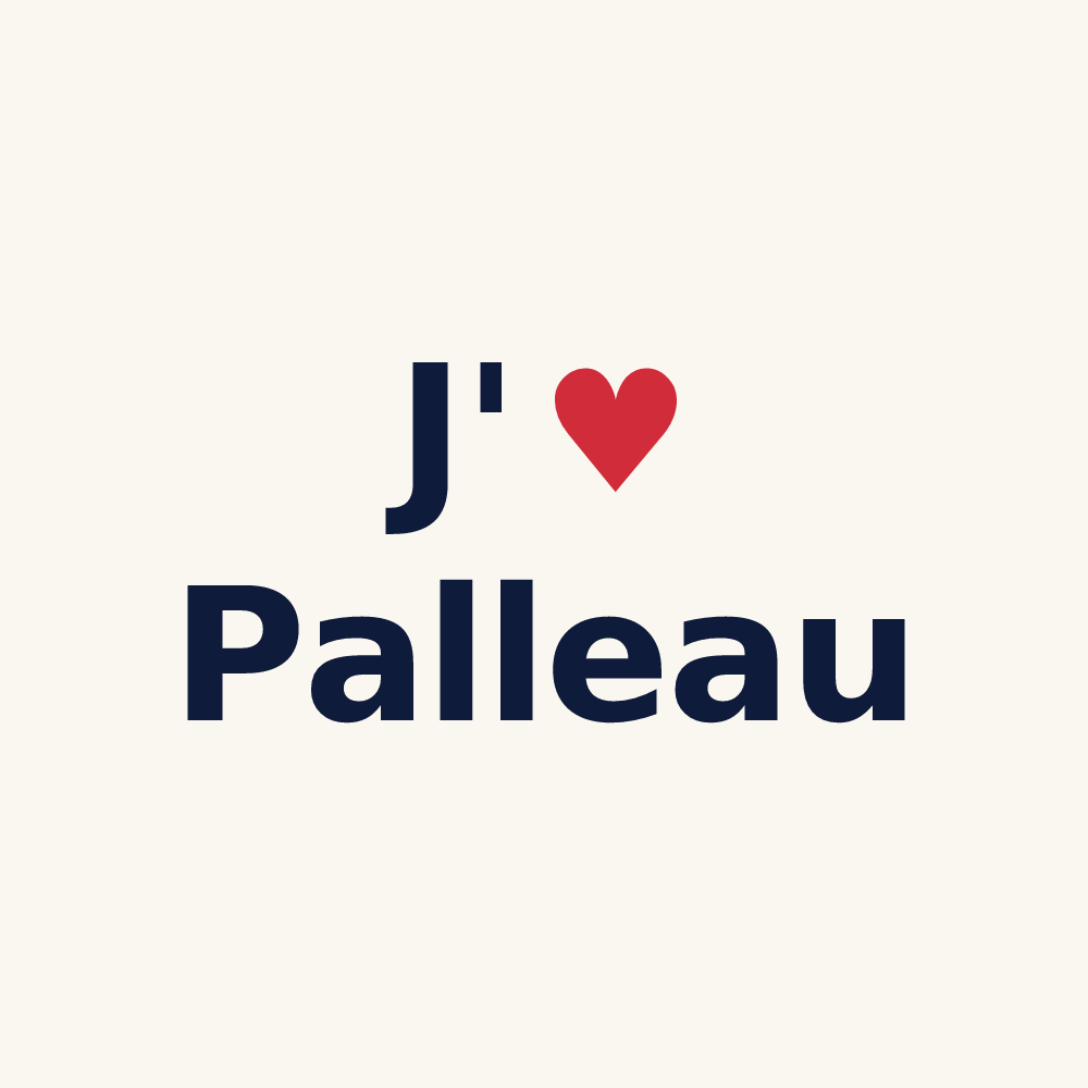 Tasse personnalisée Palleau — design J'aime Palleau