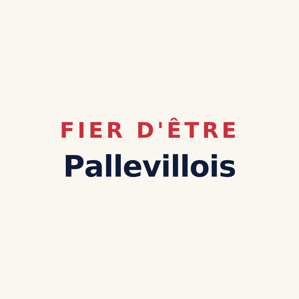 Tasse « Fier d'être Pallevillois » — design pour Palleville