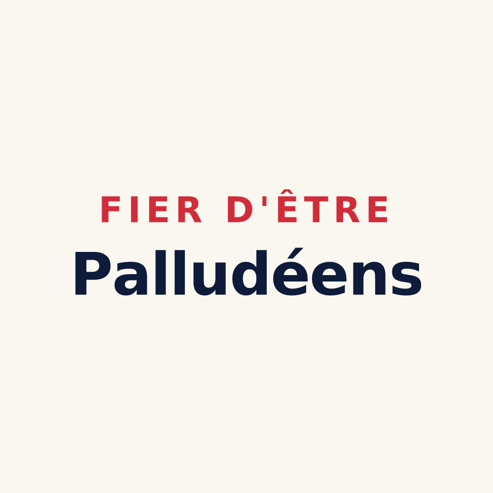 Tasse « Fier d'être Palludéens » — design pour Palluau-sur-Indre
