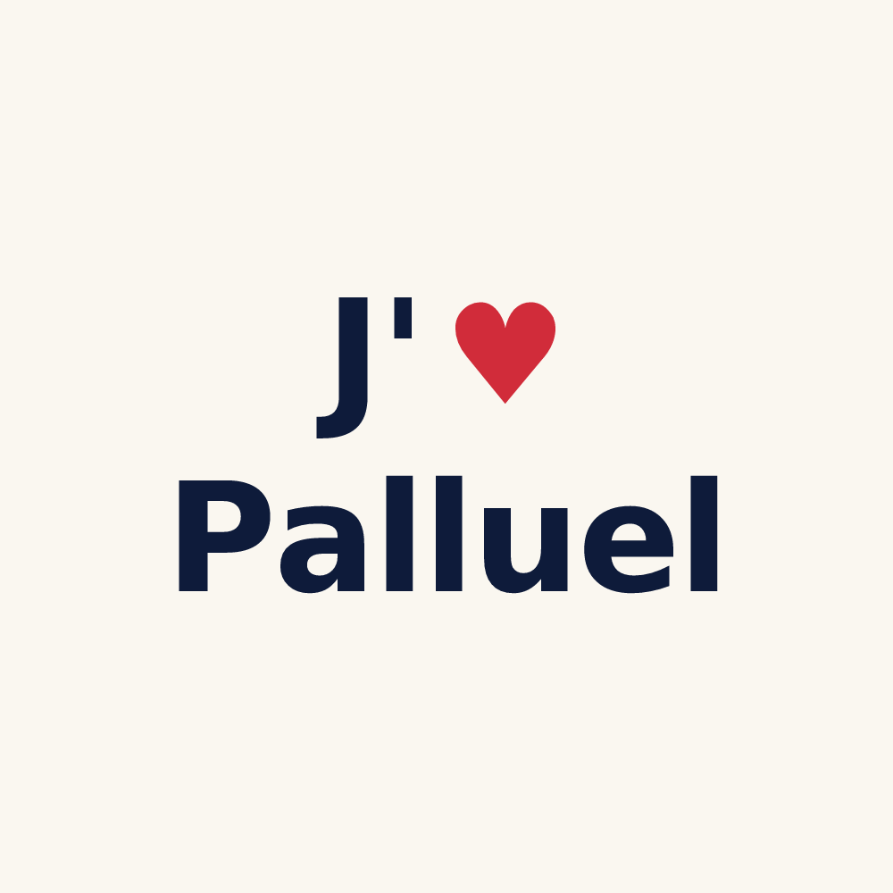 Tasse personnalisée Palluel — design J'aime Palluel