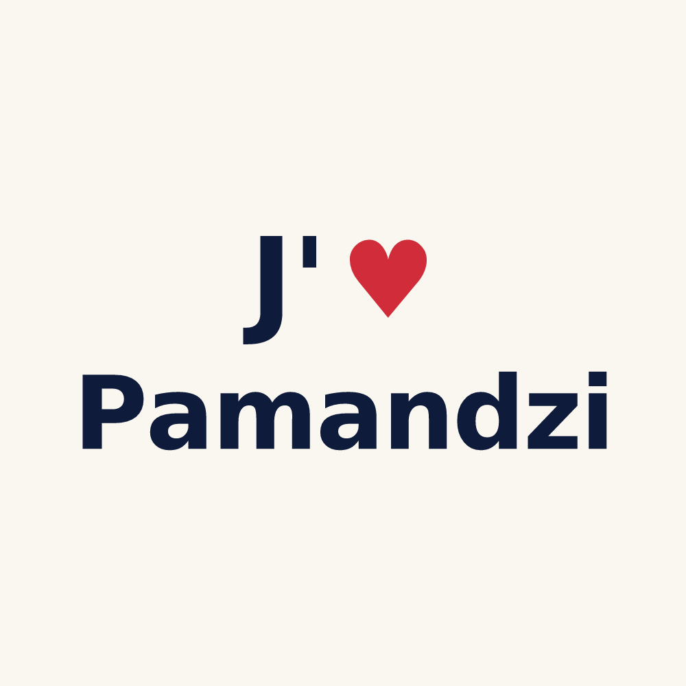 Tasse personnalisée Pamandzi — design J'aime Pamandzi