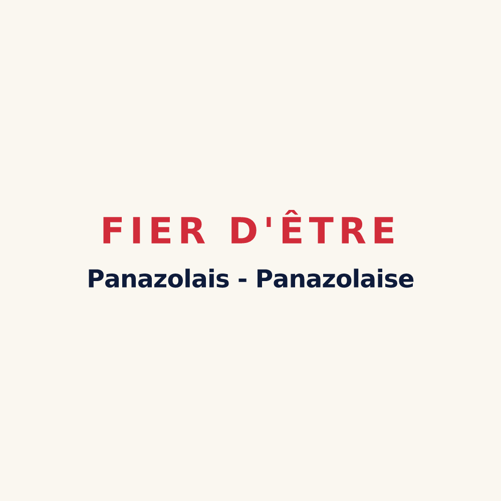 Tasse « Fier d'être Panazolais - Panazolaise » — design pour Panazol