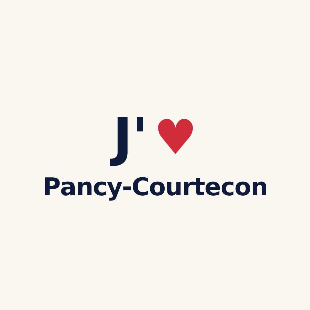 Tasse personnalisée Pancy-Courtecon — design J'aime Pancy-Courtecon