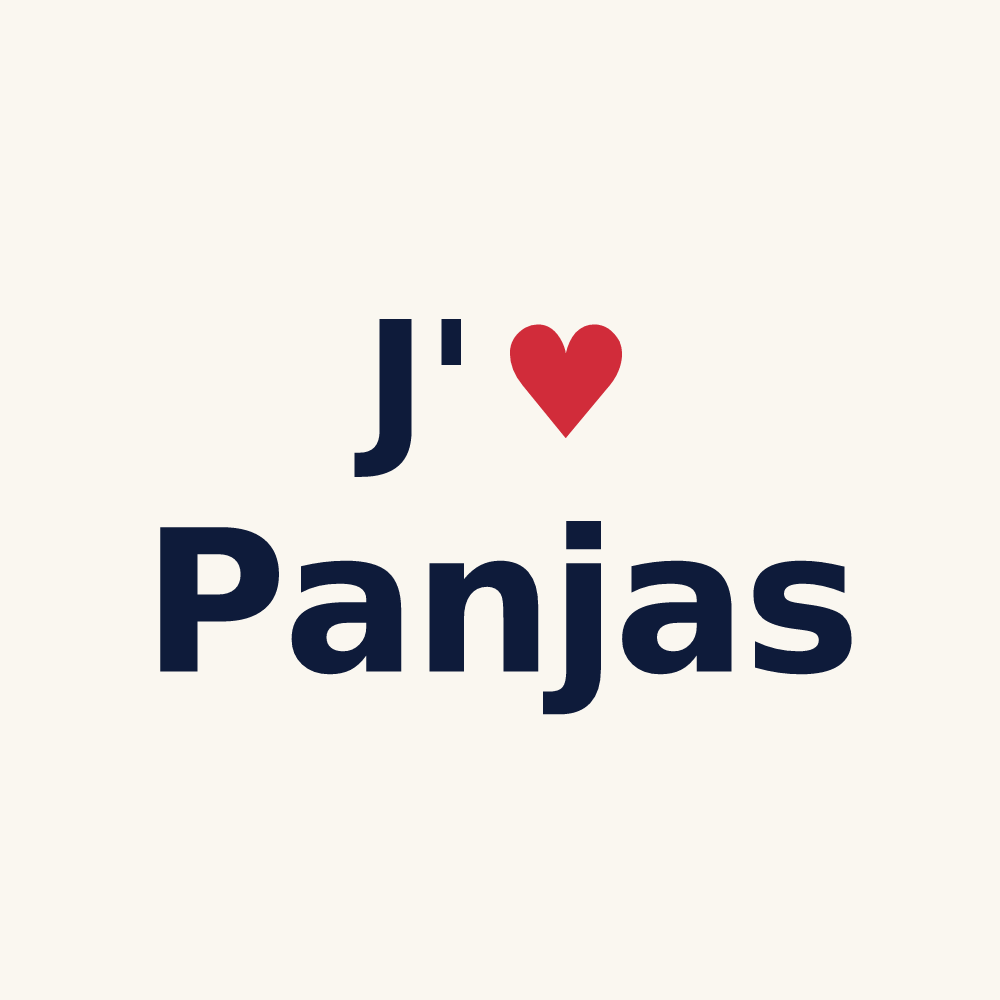 Tasse personnalisée Panjas — design J'aime Panjas
