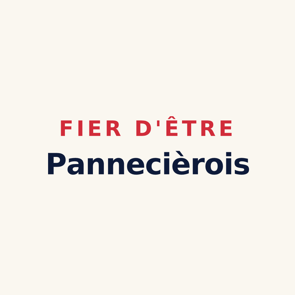 Tasse « Fier d'être Pannecièrois » — design pour Pannecières