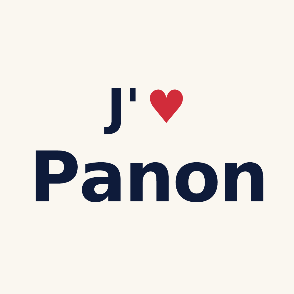 Tasse personnalisée Panon — design J'aime Panon