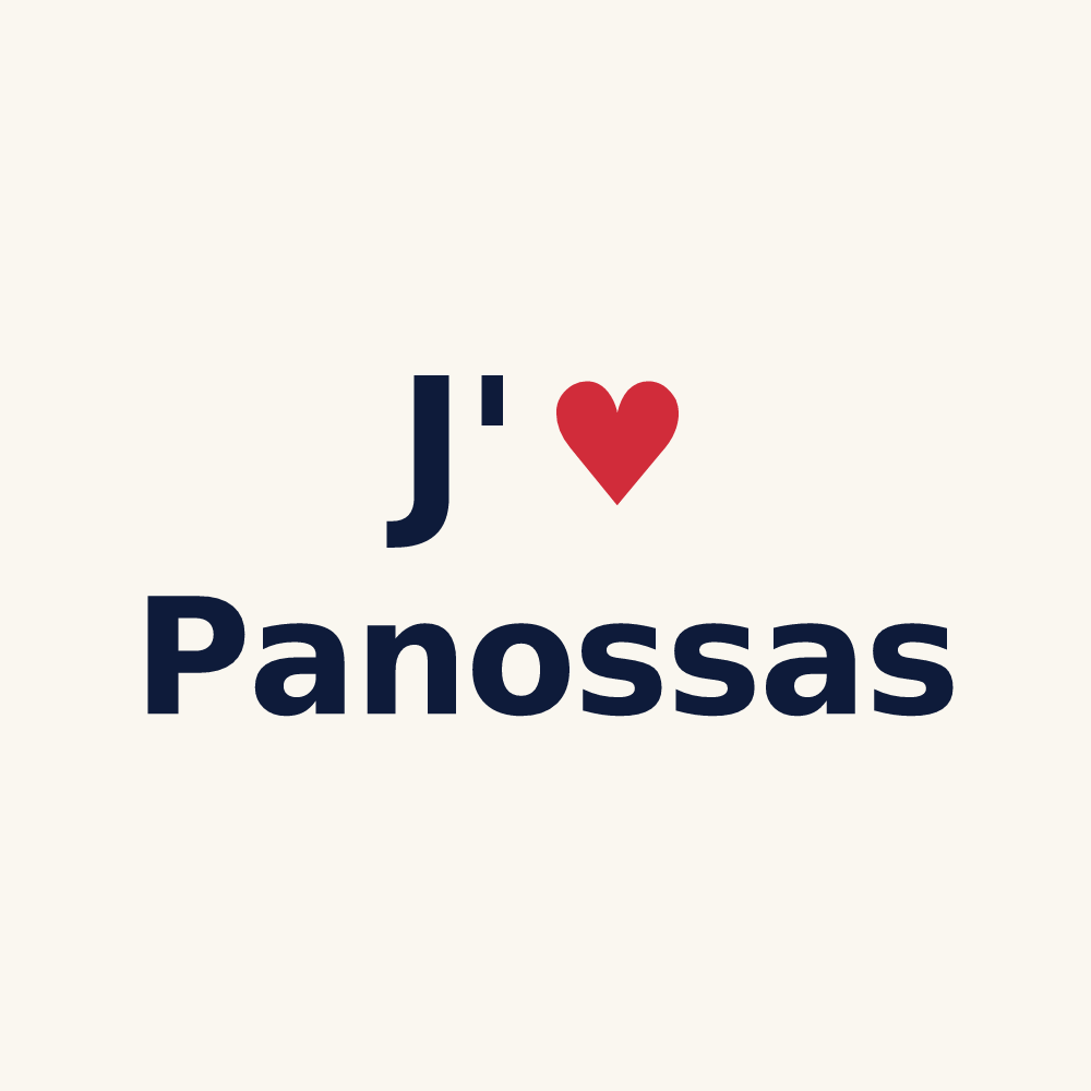 Tasse personnalisée Panossas — design J'aime Panossas