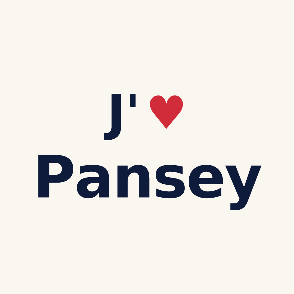 Tasse personnalisée Pansey — design J'aime Pansey