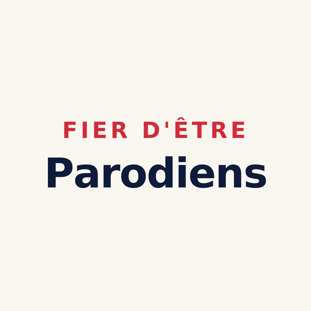 Tasse « Fier d'être Parodiens » — design pour Paray-le-Monial