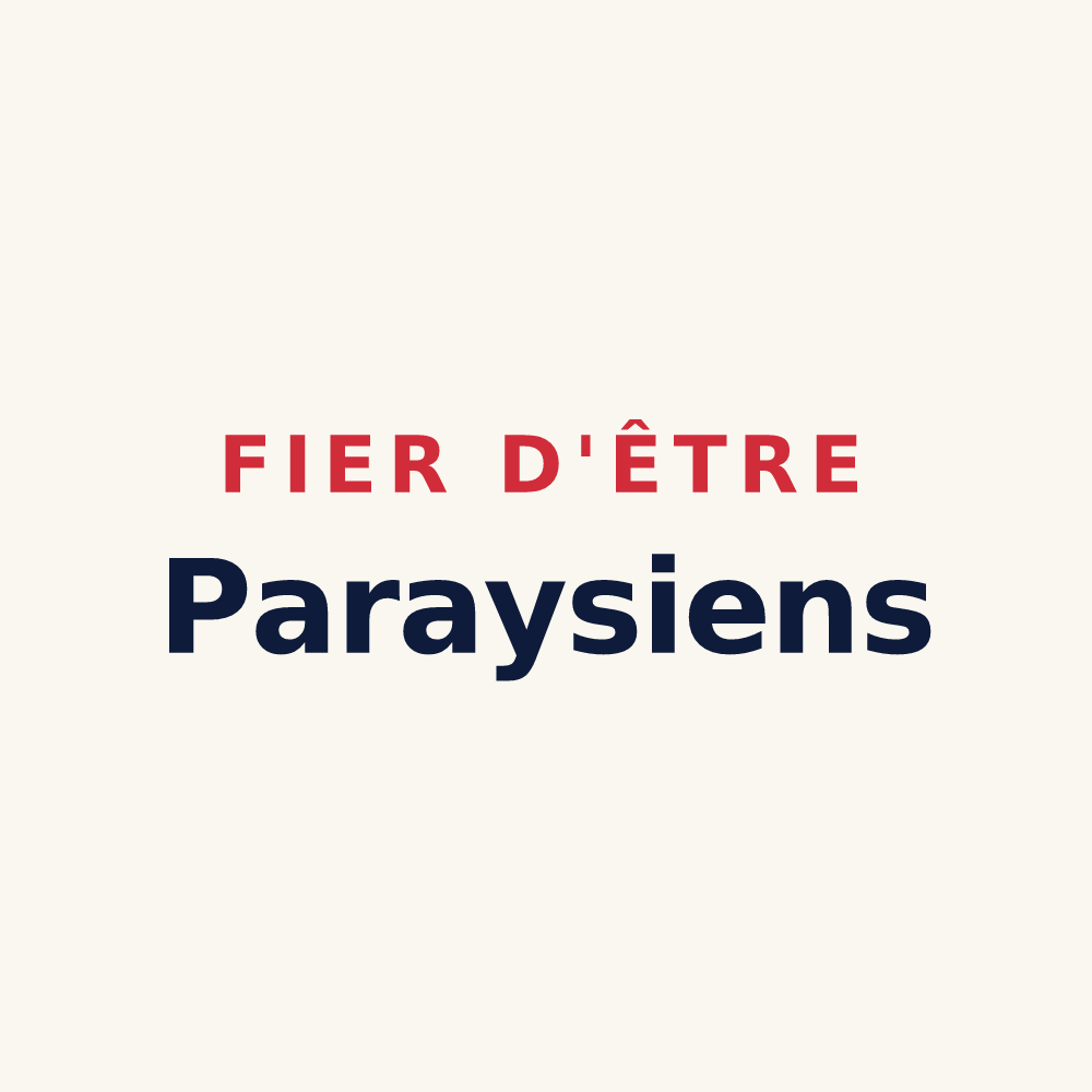 Tasse « Fier d'être Paraysiens » — design pour Paray-Vieille-Poste