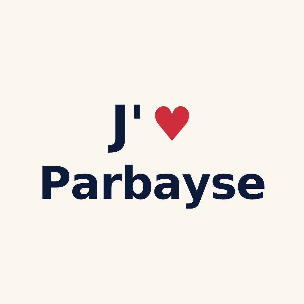 Tasse personnalisée Parbayse — design J'aime Parbayse