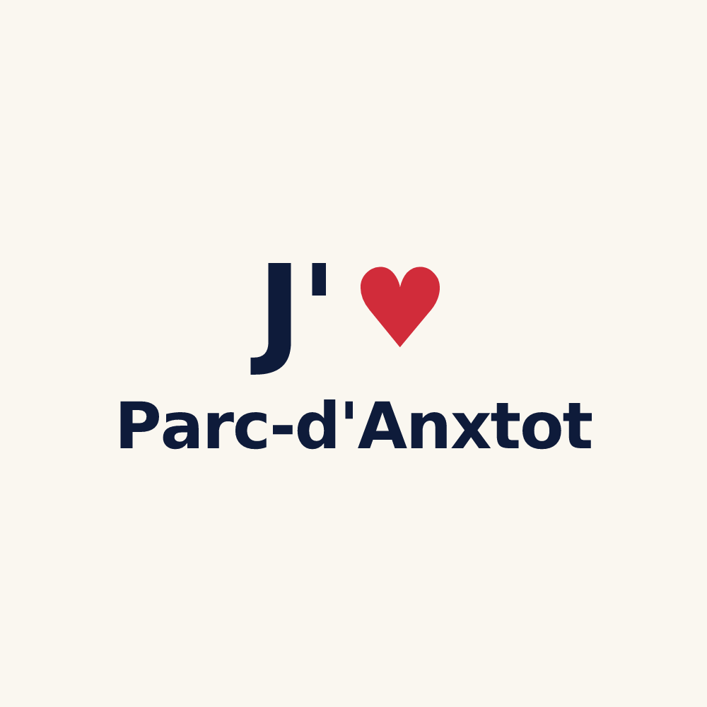 Tasse personnalisée Parc-d'Anxtot — design J'aime Parc-d'Anxtot