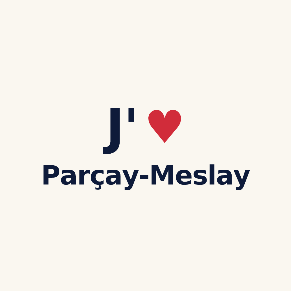 Tasse personnalisée Parçay-Meslay — design J'aime Parçay-Meslay