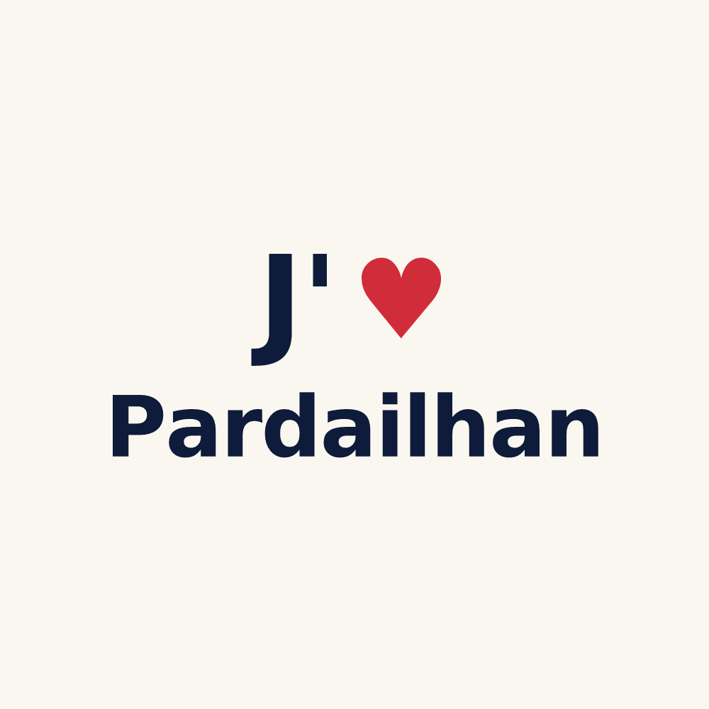 Tasse personnalisée Pardailhan — design J'aime Pardailhan