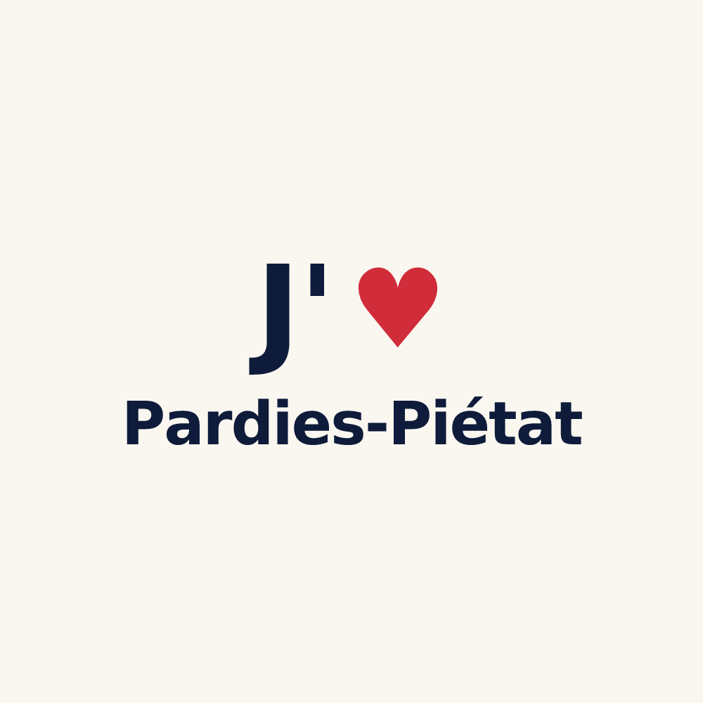 Tasse personnalisée Pardies-Piétat — design J'aime Pardies-Piétat