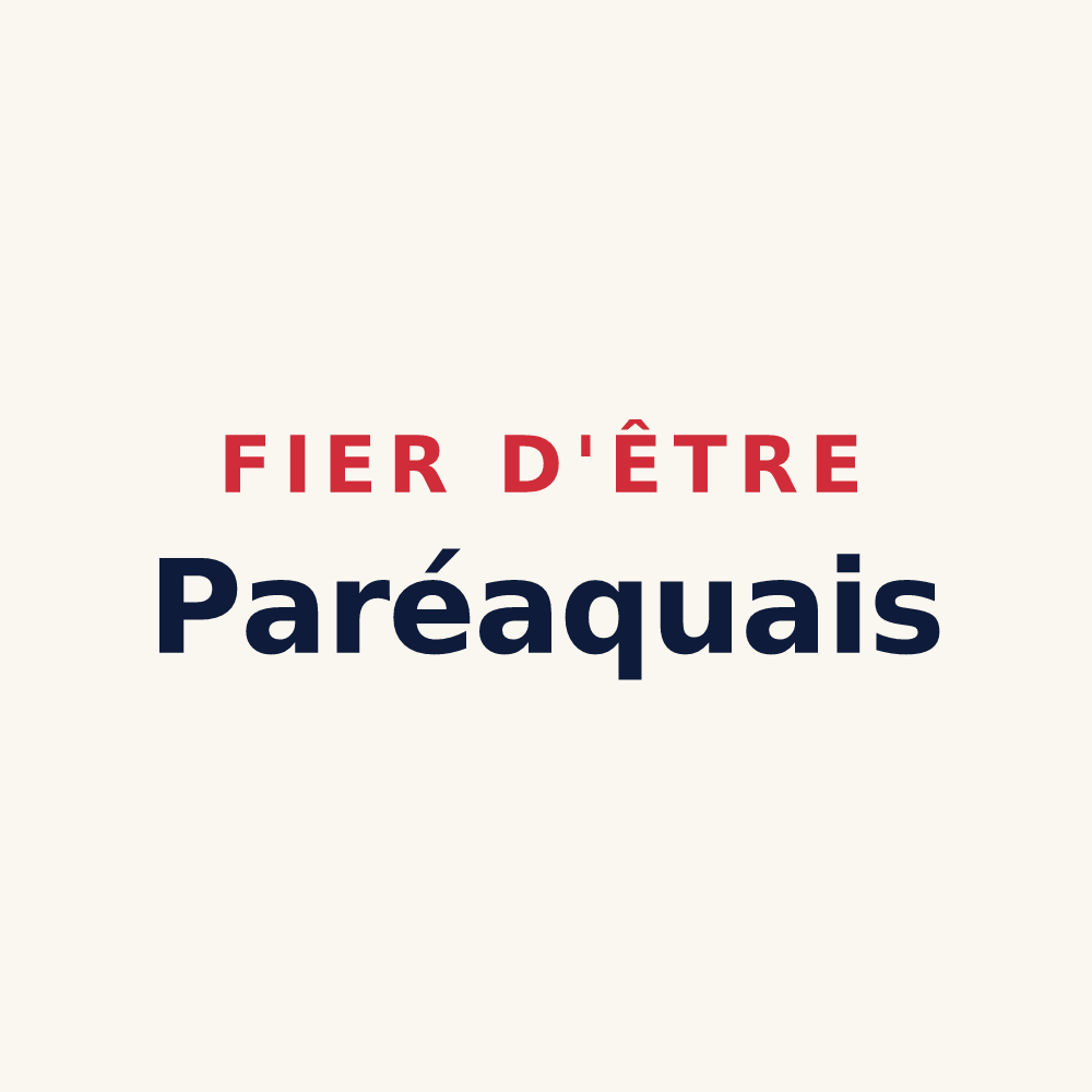 Tasse « Fier d'être Paréaquais » — design pour Paréac