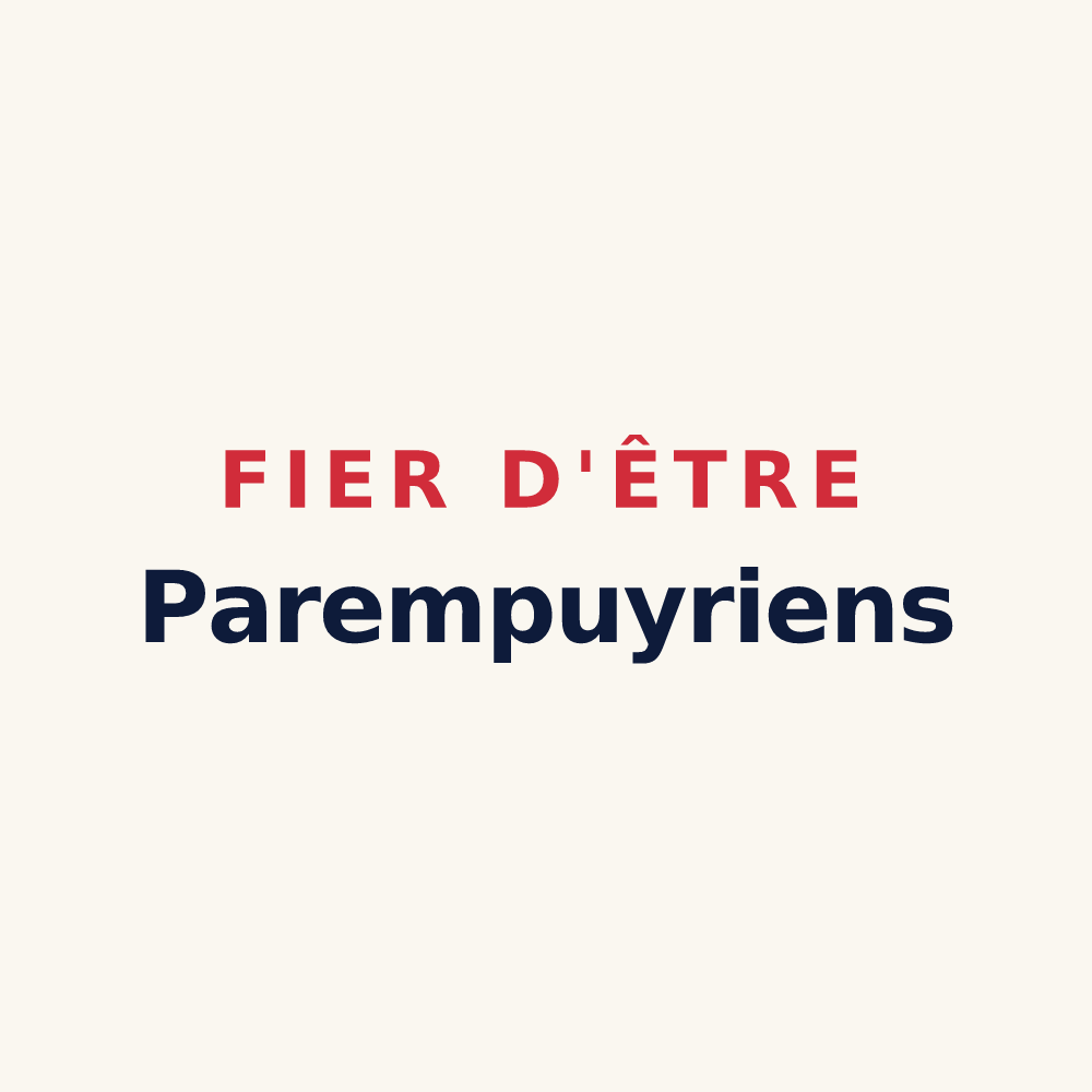 Tasse « Fier d'être Parempuyriens » — design pour Parempuyre