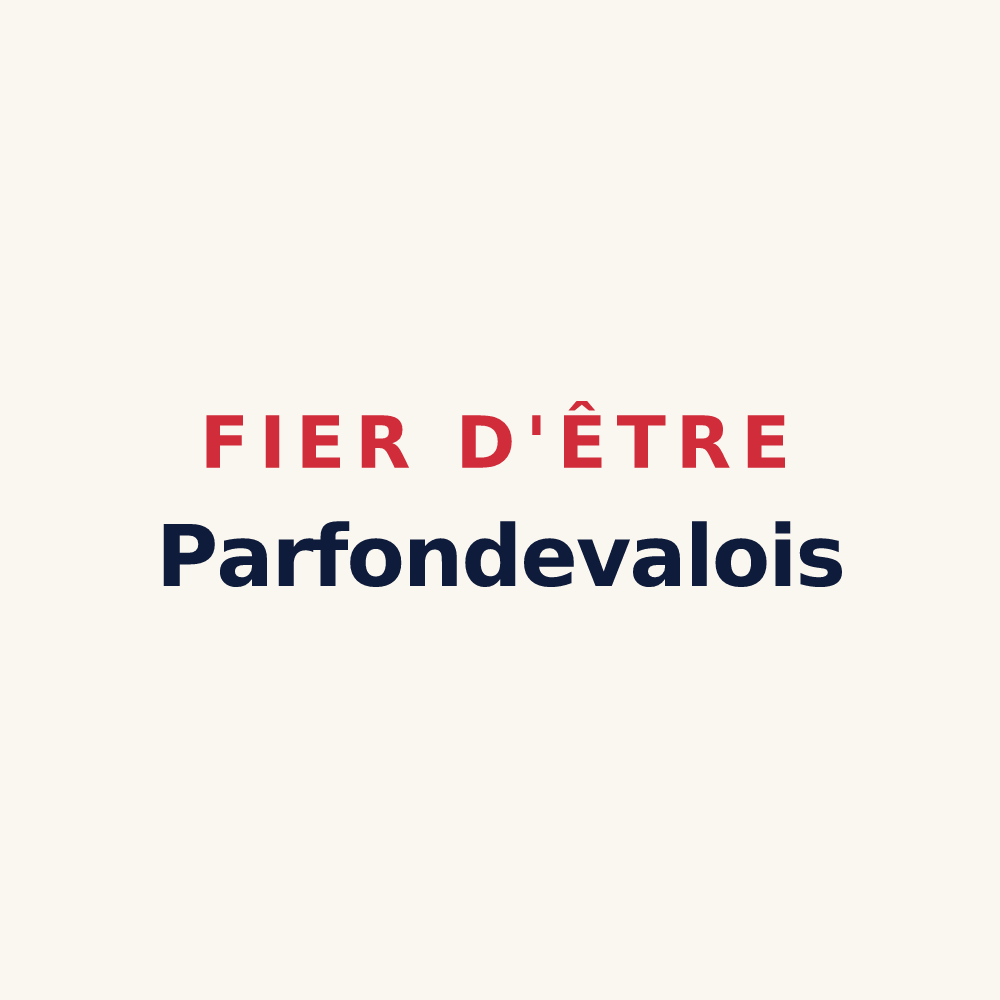 Tasse « Fier d'être Parfondevalois » — design pour Parfondeval
