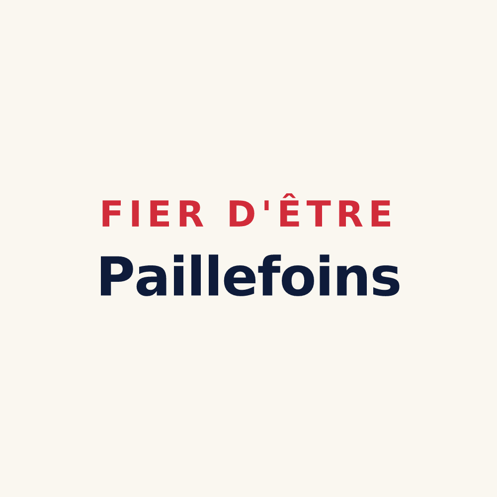 Tasse « Fier d'être Paillefoins » — design pour Parfondru